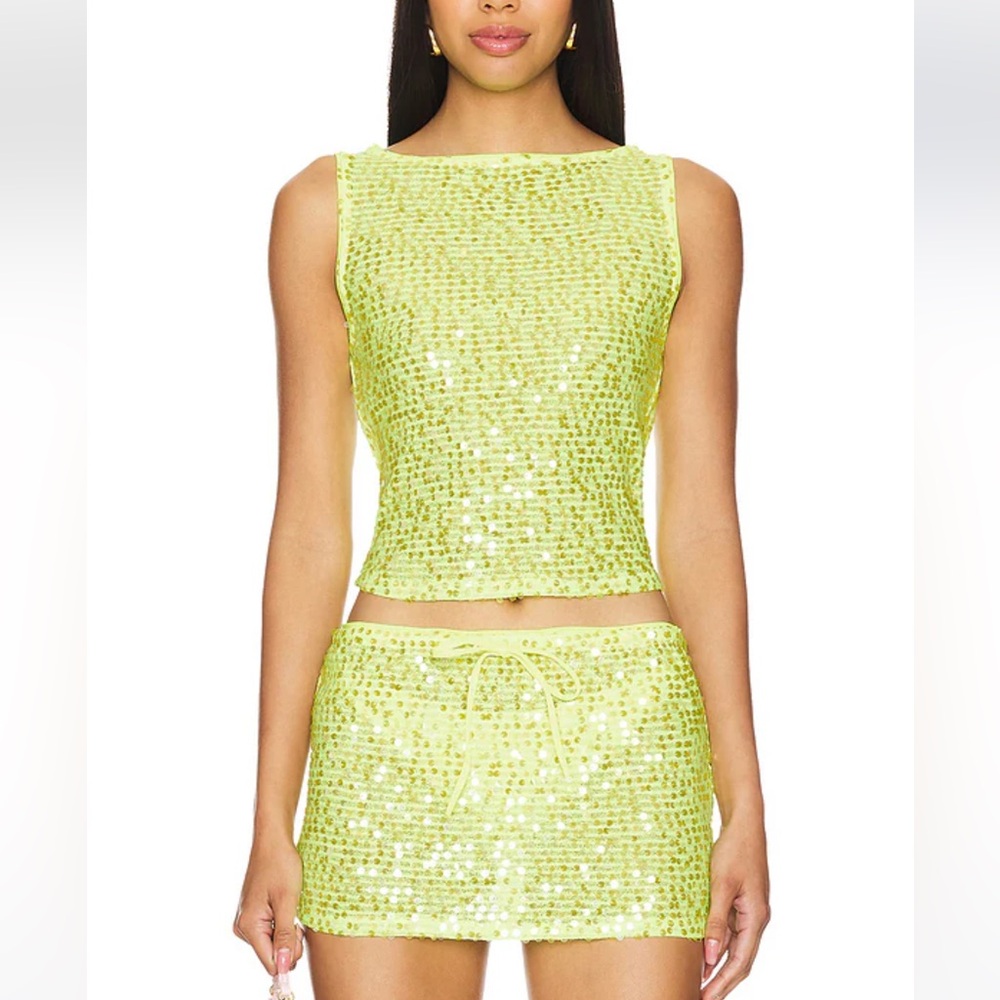 Lime green two piece